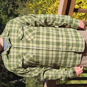 Magpul Green Plaid Button down